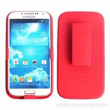 Hard Plastic Mobile Phone Stand Case for Samsung Galaxy S4